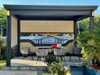 Langlebiger und luxuriöser Aluminiumpergola mit winddichten Vorhängen-stilvoller und allwetterer Schutz