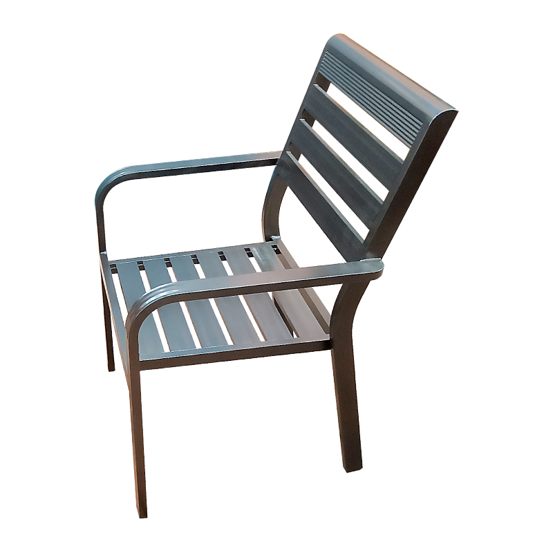 Nordic Minimalist Style Aluminiumlegierungstisch und Stuhl