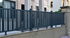 Moderne Villa Aluminium Zaun Typhoon Proof Wirkung resistent