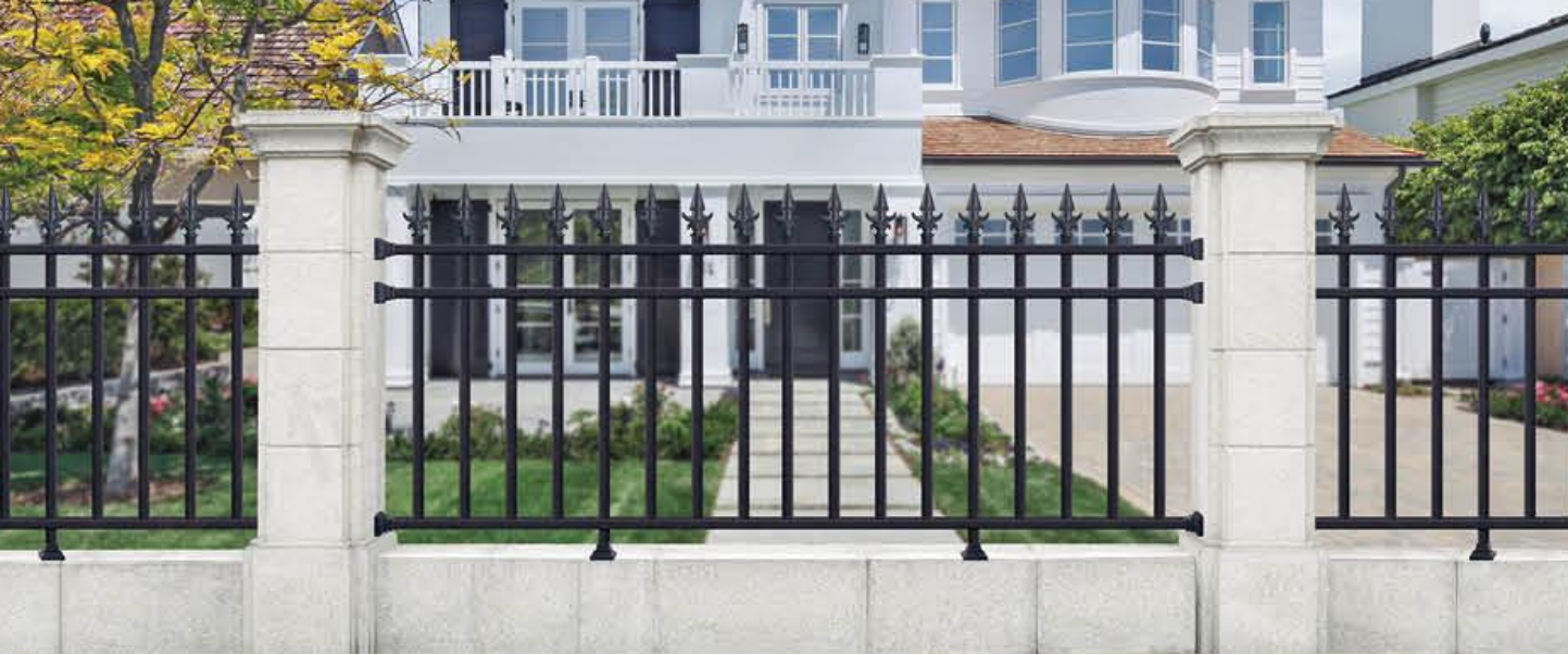 PALACE ALUMINUM Zaun für französischen Stil 24 Karat Goldplated Anti-Climbing Private Immobilienanpassungen