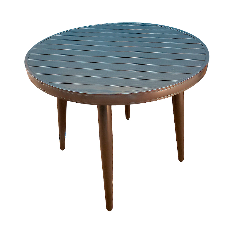 Nordic Minimalist Style Aluminiumlegierungstisch und Stuhl