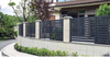Moderne Villa Aluminium Zaun Typhoon Proof Wirkung resistent